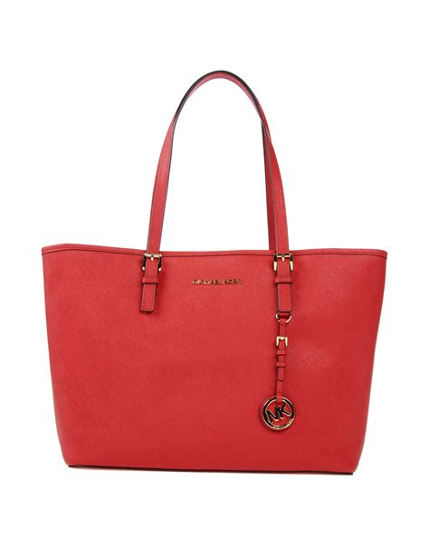 michael kors red purse ebay|Michael Kors red tote bag.